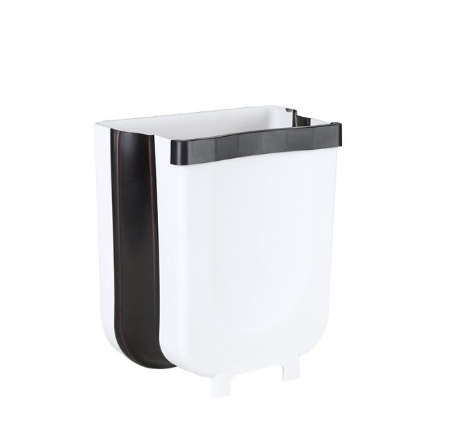 Kitchen Trash Can Hanging Household Foldable