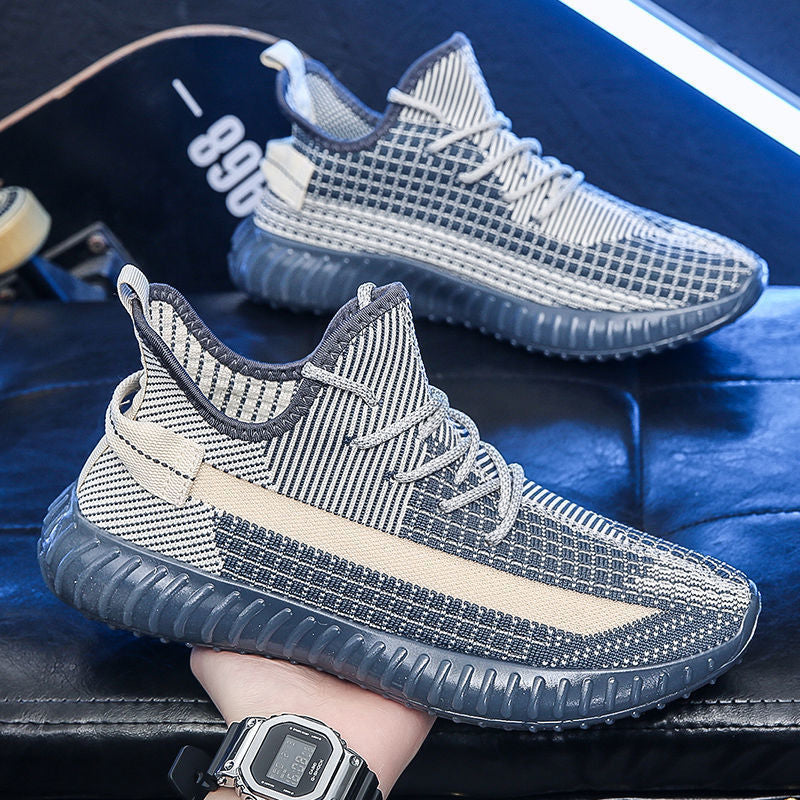 Men&amp;amp;amp;amp;amp;#039;s And Women&amp;amp;amp;amp;amp;#039;s Coconut Shoes  Mesh Breathable Flying Woven Sports Shoes Autumn Popular Running Shoes Couple Models