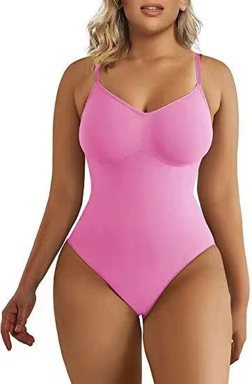 New Seamless Hip-lifting Thong Corset Suspenders Body-shaping Jumpsuit
