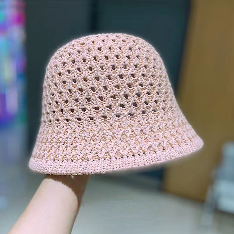 Summer Hat Female All-match Japanese Big Face Slimming Foldable Easy To Carry Bucket Hat New Sun Protection Beach Sun Hat