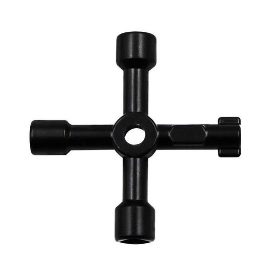 Triangular Key Wrench In Multi-function Electric Control Cabinet Elevator Water Meter Valve Square Hole Round Hole Key Tool