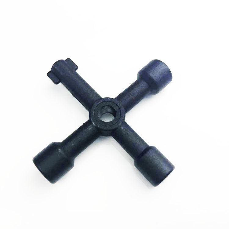 Triangular Key Wrench In Multi-function Electric Control Cabinet Elevator Water Meter Valve Square Hole Round Hole Key Tool