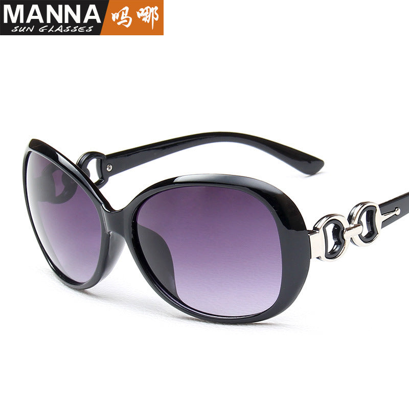New Fashion Trendy Sunglasses, European And American Trends, Large Frame Sunglasses, Ladies Gradient Color Street Shooting Glasses