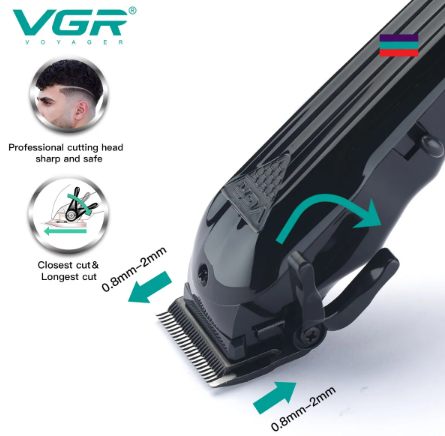 VGR Hair Clipper Professional Hair Cutting Machine Hair Trimmer Adjustable Cordless Rechargeable V 282