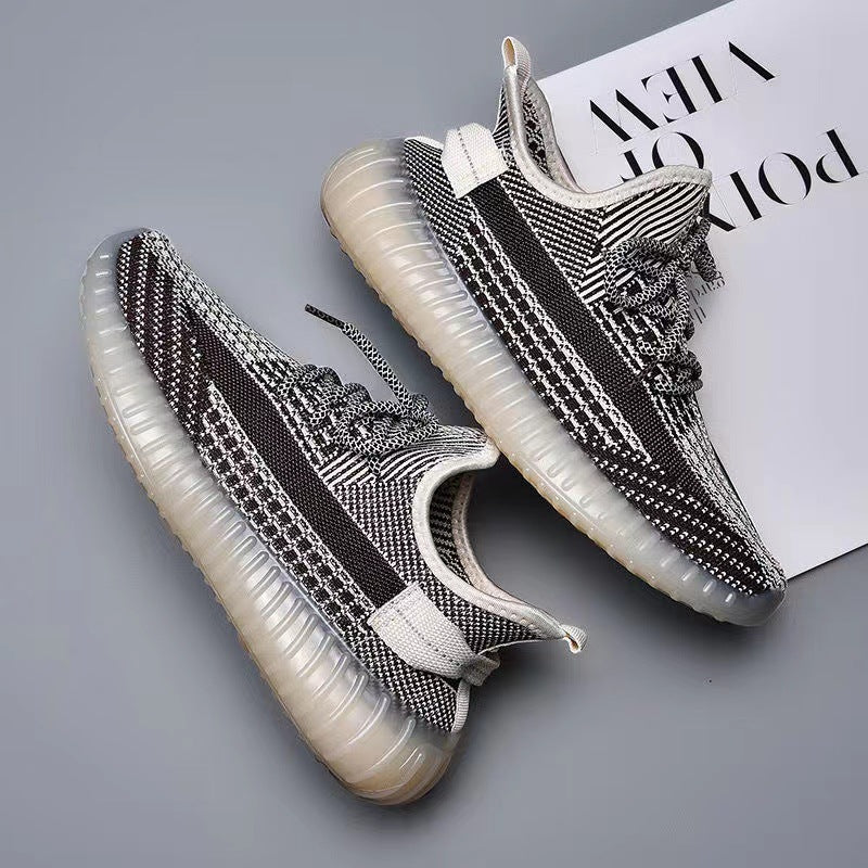 Men&amp;amp;amp;amp;amp;#039;s And Women&amp;amp;amp;amp;amp;#039;s Coconut Shoes  Mesh Breathable Flying Woven Sports Shoes Autumn Popular Running Shoes Couple Models