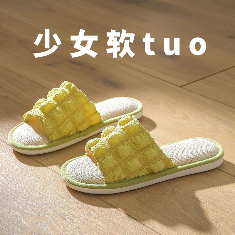 New Slippers Women&amp;amp;#039;s Outerwear Home Sweat-absorbing Breathable Non-slip