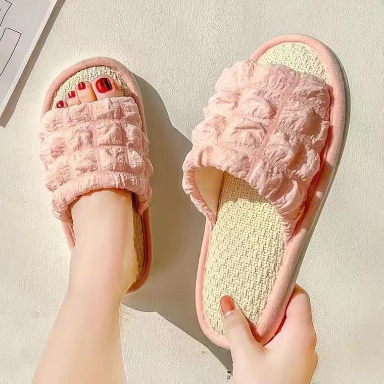 New Slippers Women&amp;amp;#039;s Outerwear Home Sweat-absorbing Breathable Non-slip