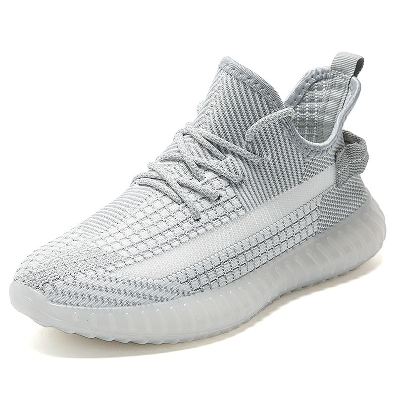 Men&amp;amp;amp;amp;amp;#039;s And Women&amp;amp;amp;amp;amp;#039;s Coconut Shoes  Mesh Breathable Flying Woven Sports Shoes Autumn Popular Running Shoes Couple Models