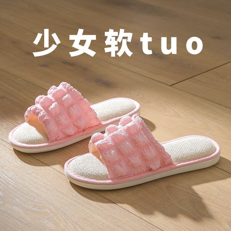 New Slippers Women&amp;amp;#039;s Outerwear Home Sweat-absorbing Breathable Non-slip